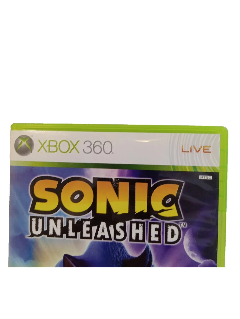 Microsoft Xbox 360 SEGA Video Game Sonic Unleashed Complete Manual Case Disc